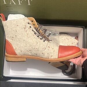 Taft Leather Sole Boots with Black and Brown Accents Jack Boot In Calico